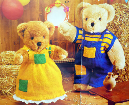Knitting Pattern Bear Clothes 15" 19" 23" Ballet Sailor Hawaiian 12 Outfits 196 - Picture 2 of 7