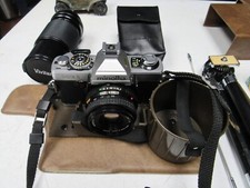 Minolta XG-1 35mm SLR Film Camera with Minolta MD ROKKOR-X 49mm 1:2 lens PLUS