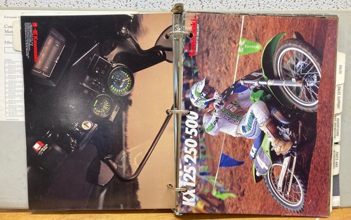 1985 KAWASAKI DEALERS PROMO PACK PRODUCT PRICING MODEL BROCHURES SALES PARTS ADS - Picture 5 of 7