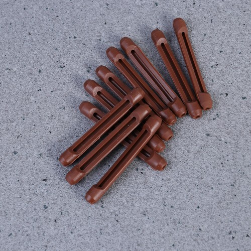 5 Pairs Comfortable Silicone Anti Ear Hooks for Eyeglass Sunglasses (Brown) - Picture 2 of 8