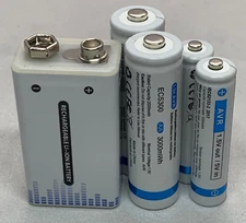 Li-ion Rechargeable Batteries AA 1.5V x2 with USB Cable US stock Antek