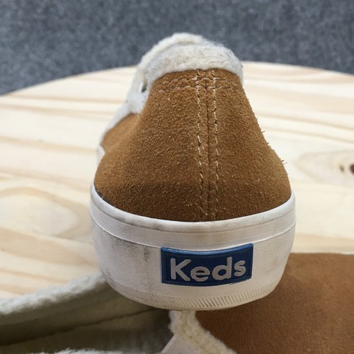 Keds Shoes Womens 9 Double Decker Lined Slip On Loafer Flats WH61507 Brown Suede - Picture 9 of 18