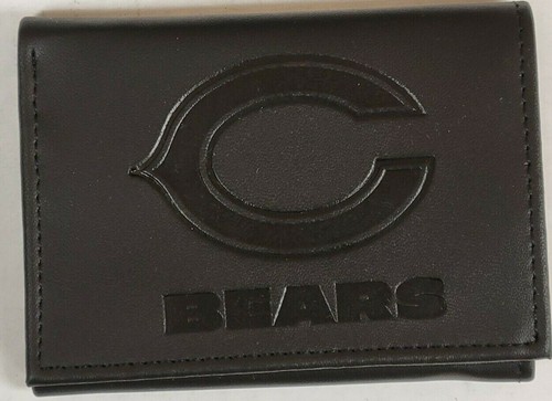 NFL Chicago Bears Hybrid Tri-Fold Leder Geldbörse, Neu - Bild 1 von 2