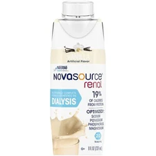NOVASOURCE (2.0 kcal/mL) RENAL Vanilla Formula for Patients on DIALYSIS (475