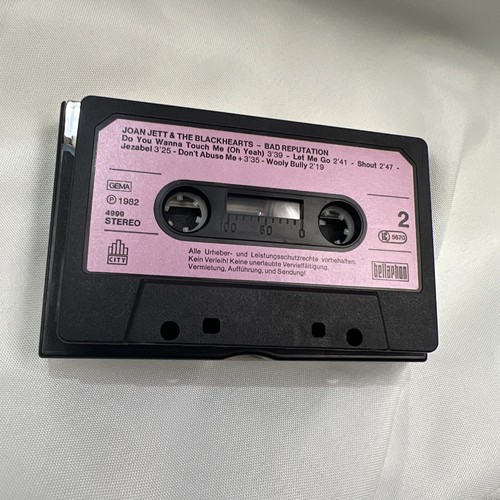 Extremely Rare Joan Jett & The Blackhearts 1982 Bad Reputation Cassette  - Picture 4 of 4