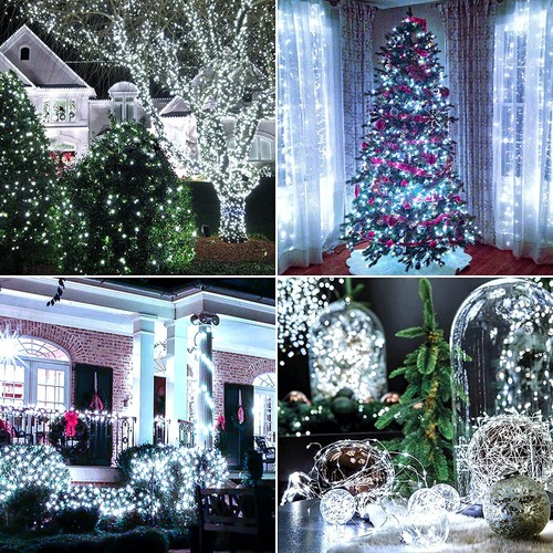 Fairy Lights Plug in 100/200 led Waterproof String Lights for Wedding Christmas - Picture 13 of 21