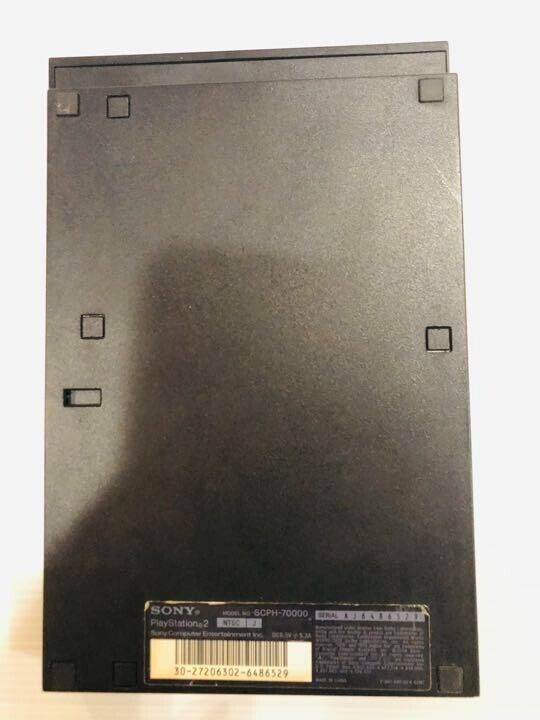 Sony PlayStation 2 PS2 Slim SCPH-70000 Black Game Console Japanese Version F/S