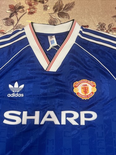 adidas Originals Manchester United 1988- 1990 Third Jersey IP5544 Men’s Size (L) - Picture 6 of 24
