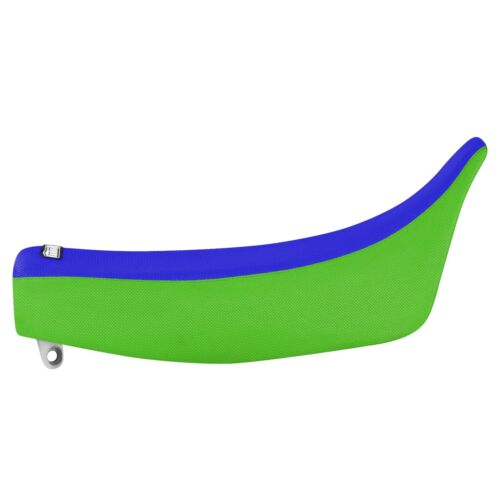 1978-2005 Kawasaki KLR 250 Gripper Seat Cover GREEN / BLUE standard #314 - Picture 2 of 5