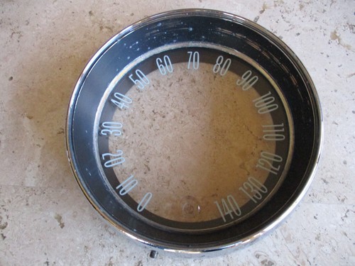1963 1964 BUICK RIVIERA DASH SPEEDOMETER BEZEL AND LENS - Picture 1 of 12
