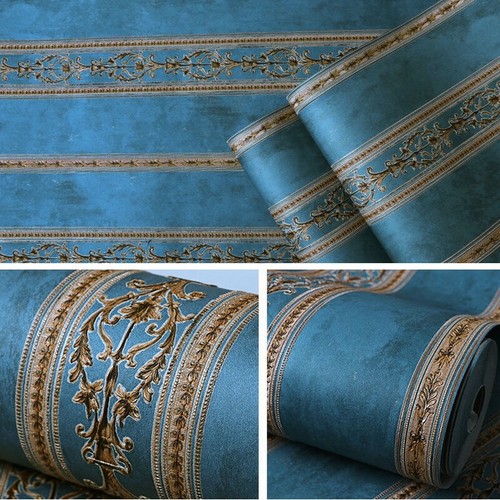 Papel tapiz floral en relieve 3D 10M hágalo usted mismo textura no tejido revestimientos de paredes decoración hogar - Imagen 11 de 25