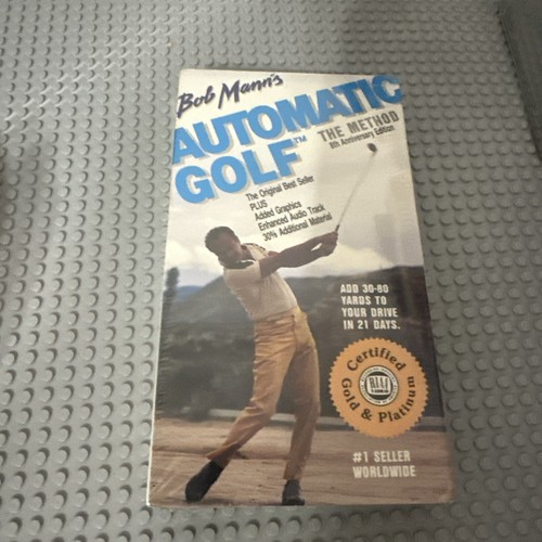 BRAND NEW Bob Mann's Automatic Golf The Specialty Shots VHS Video Tape 1987 - Picture 2 of 7