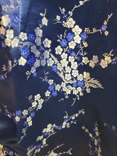 Girl's Chinese Oriental Youth Size 12 Blue Silk Fashion Dress NWT *Free Shipping - Picture 5 of 6