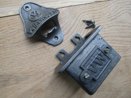 Cast Iron Rustic vintage old retro style Soda Bottle Opener Bottle Cap Catcher - Picture 10 of 25