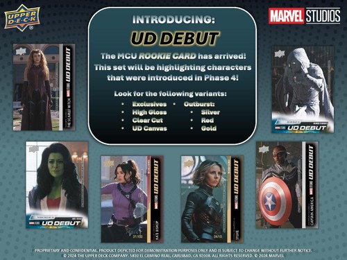2024 Upper Deck Marvel Studios Series 1 Disney+ Hobby Box - Picture 3 of 7