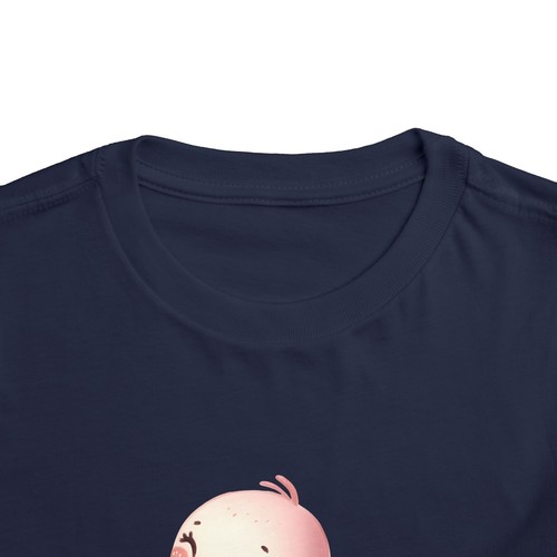 Toddler Short Sleeve Tee - Cute Flamingo Design Kids T-Shirt - Picture 33 of 41