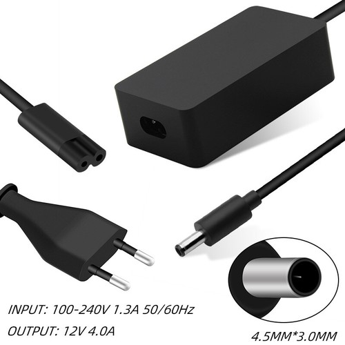 12V 4A 48W 4.5X3mm AC Power Adapter Charger For Surface Pro 3 Microsoft 1627 - Picture 12 of 12