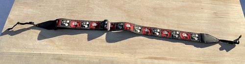 Vintage Disney Mickey Mouse Camera Neck Strap Red & Black Accessory Film Photo - Picture 1 of 6