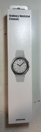 Samsung Galaxy Watch 4 Classic SM-R880 Bluetooth/GPS SmartWatch 42mm Silver - Picture 2 of 7