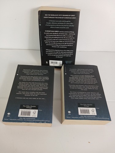 Fifty Shades of Grey Series E L James 3 Books Bundle Paperback - Picture 6 of 13
