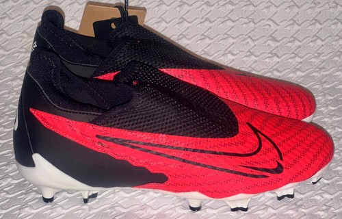 NIKE Phantom GX Academy DF B Crimson Black FG Soccer Cleats Mens Boys Girls Sz 6 - Picture 1 of 9