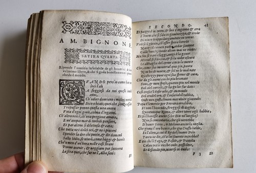 1573 - SETTE LIBRI DI SATIRE - ARIOSTO, ALEMANNI, NELLI, SANSOVINO, ECC. - Picture 9 of 17