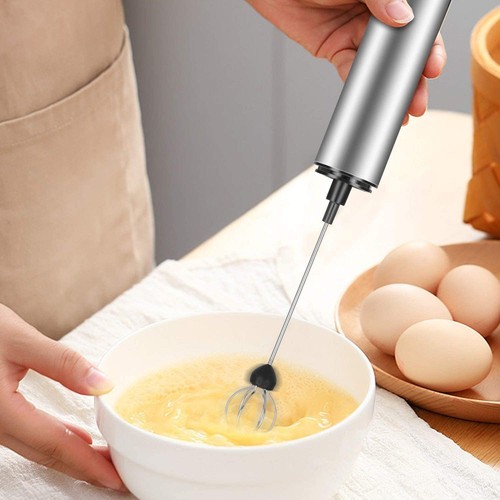 Milk Frother USB Rechargeable Handheld Coffee Frother Chocolate