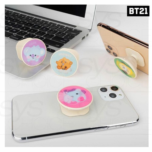 BTS BT21 Official Authentic Goods Baby Magic Grip Holder + Tracking Number - Picture 3 of 8