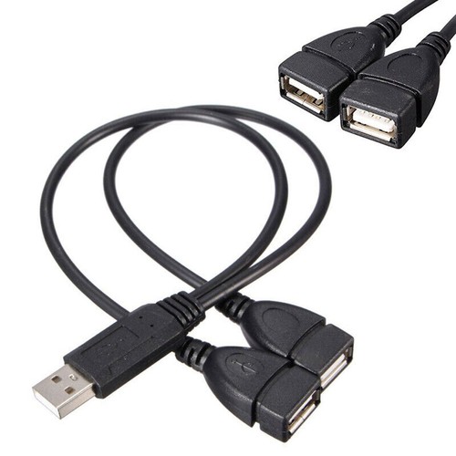 Y-Kabel - A Stecker > 2x A Buchse 30cm Y Adapter-Power USB auf 1M U2P0 - Bild 6 von 10