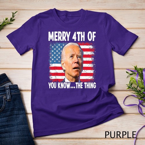 Merry 4th Of You Know...The Thing Happy 4th Of July Memorial Unisex T-shirt - Picture 10 of 15