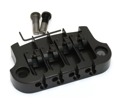Hipshot Black SUPERTONE 3-point Bridge for Gibson® Epiphone® Bass 5G400B