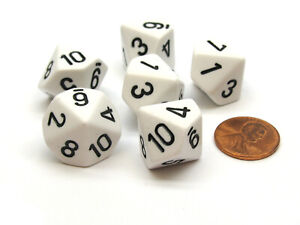 1-10 in words Tarquin Number Dice D10 Pack of 4