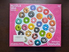 Jigsaw Puzzle 1000 Piece Delicious Donuts
