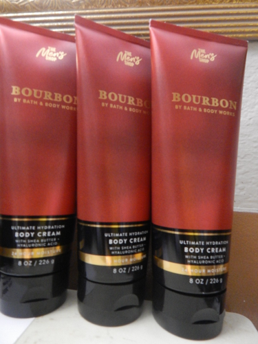 3er Set Bath & Body Works Bourbon Mens Collection Ultra Shea Körpercreme - Bild 3 von 3
