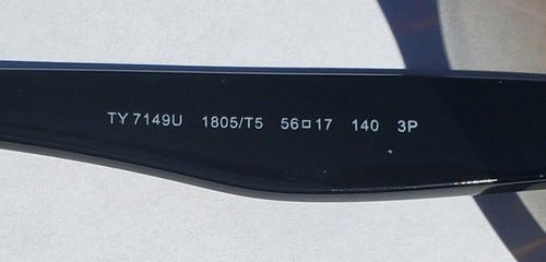 Tory Burch TY7149U Damensonnenbrille dunkelschildpatt/hell/dunkelbraun Farbverlauf 56 - Bild 10 von 12