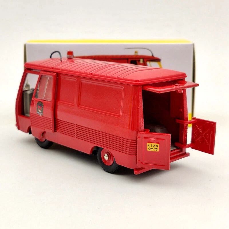 Atlas Dinky Toys 570 P Fourgon Peugeot J7 Version Pompiers Diecast Models 1/43 - Photo 3/4