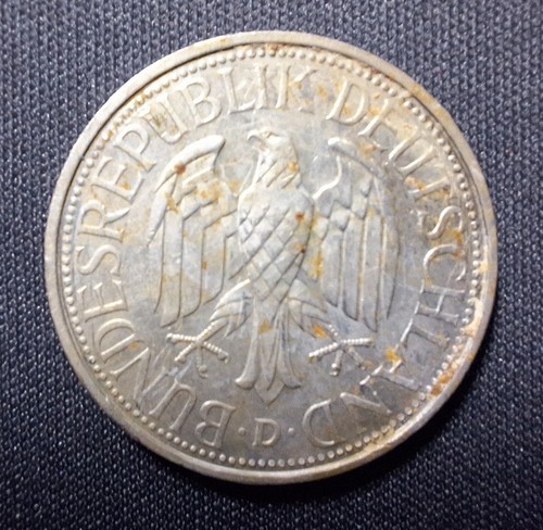 RFA 1 DM monedas 1986 F - 1991 D - monedas de coleccionista - en buen estado - Imagen 4 de 4