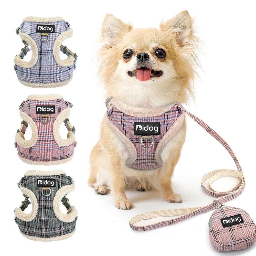 New Dog Harness for Small Dogs Leash and Collar Set Chihuahua