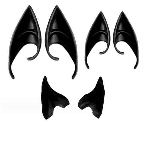3 Paar Halloween Elfenohren Fee Cosplay Rollen Spielen Kostüm Requisiten - Bild 17 von 20