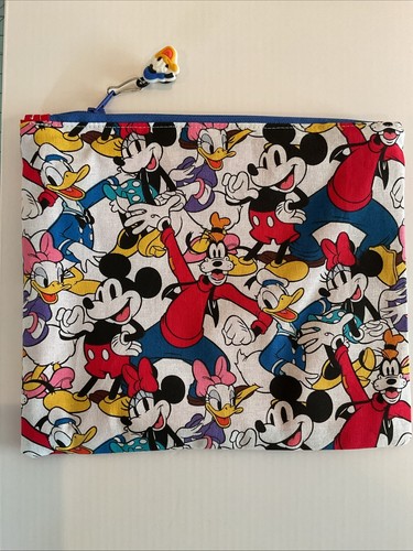 Disney Mickey Mouse Zippered Pouch - 8" x 7 Inch Handmade by Nana - Picture 2 of 3