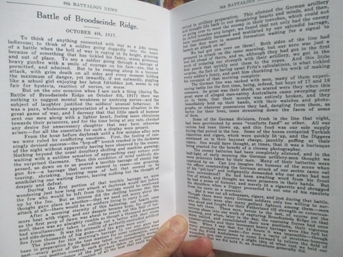 9th Battalion AIF News No 1 1947 Broodseinde Ridge Menin Road Members listed - Picture 4 of 4
