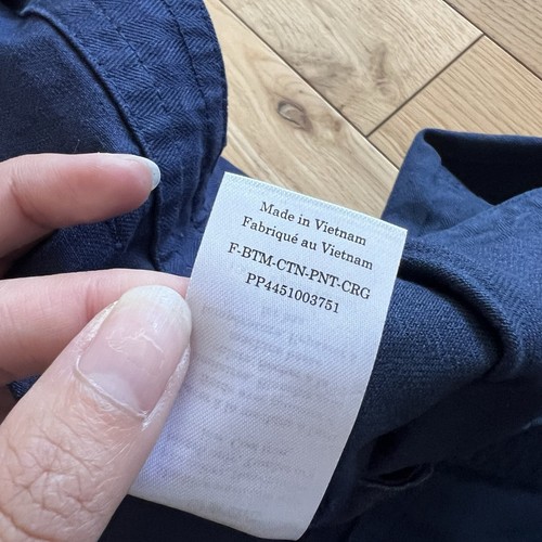 Everlane Damen Bio-Baumwolle Marineblau Gerades Bein Utility Hose Größe 12 - Bild 8 von 9