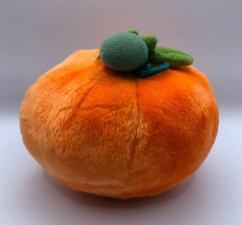 Vtg 1982 DAKIN Pumpkin Jack-o-lantern Plush Stuffed Animal 5" - Picture 2 of 3