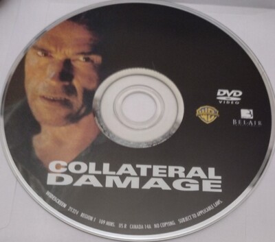 Collateral Damage (DVD disc only, 2002, Widescreen) arnold schwarzenegger