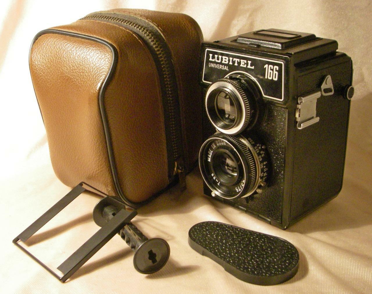 LOMO LUBITEL-166 UNIVERSAL camera 6x6+6x4.5cm medium format T-22 75mm lens 1990