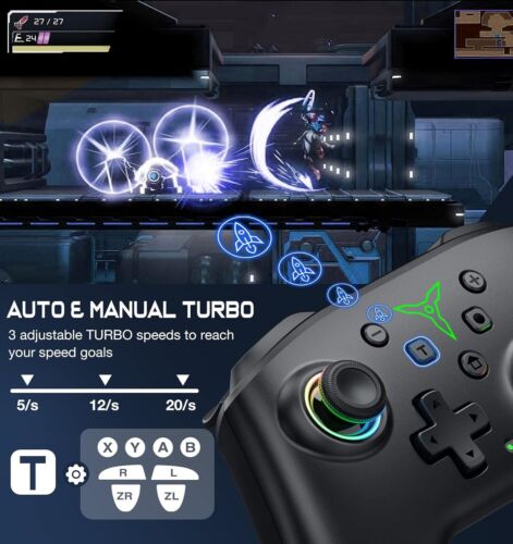 Wireless RGB Switch Controller with Programmable Features for Ultimate Gameplay - Picture 7 of 9