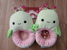 Green Bug Squishmallows Slippers Children's Size 13/1