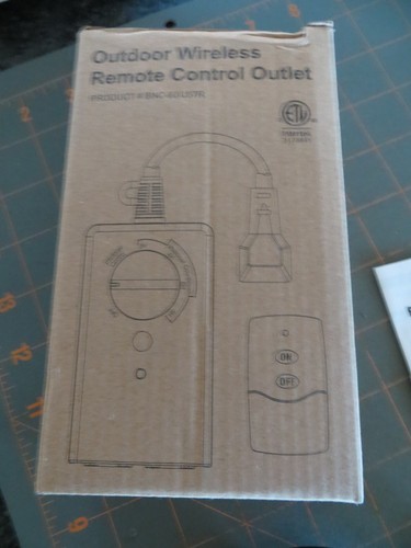 New in Box Outdoor Wireless Remote Control Outlet - Picture 2 of 4