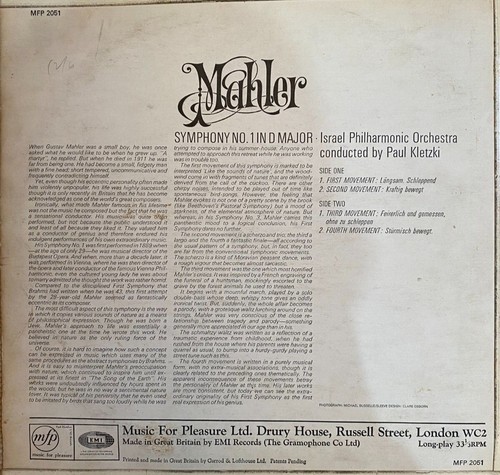 5 LPs- Bach Preludes/Fugues, Shostakovich-10th, Schoenberg, Stravinsky, Mahler - Picture 9 of 10