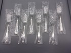 Vintage Oneida Silversmiths BARONET 1962 Set of 8 NEW Silverplated 7.25" Forks
